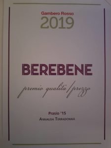 Prasio premio qualità prezzo